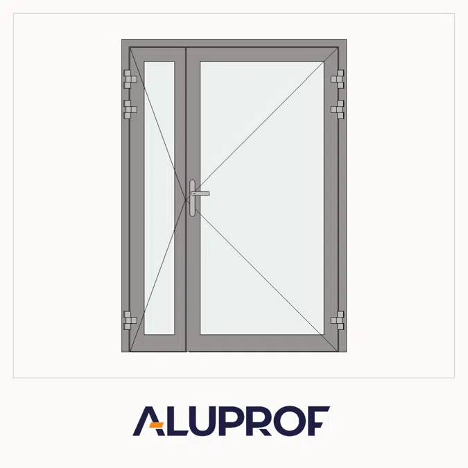 MB-78EI Internal Fireproof Double Door Opening Outwards