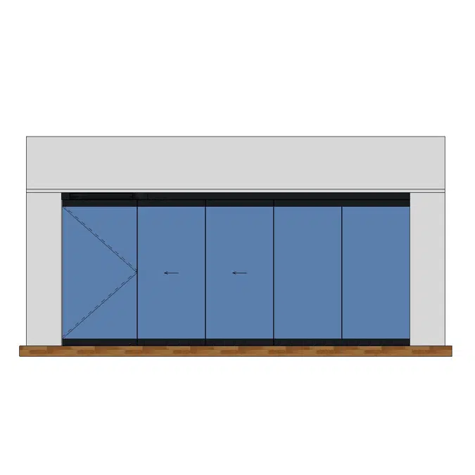 MB-EXPO Mobile internal partition wall 5-leaf 5-2-1