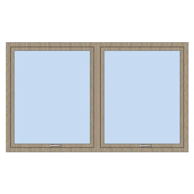 MB-86 Casement Window 2-sash Top-hung