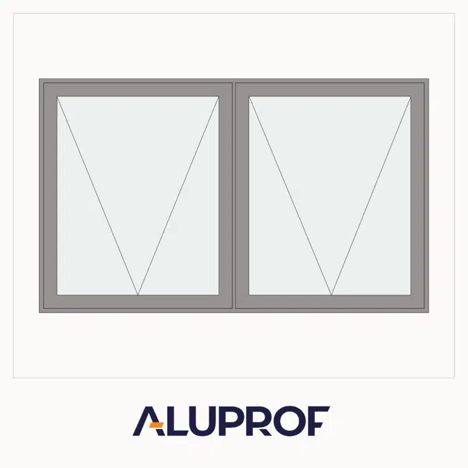 MB-86 Casement Window 2-sash Top-hung