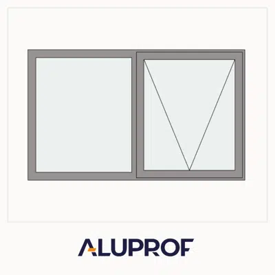 Image for MB-79N Casement Window 2-sash Top-hung - Fixed