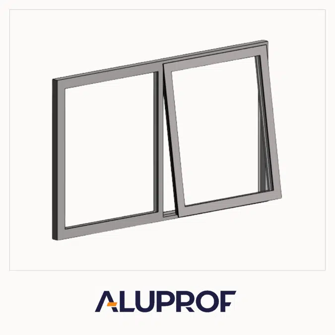 MB-79N Casement Window 2-sash Top-hung - Fixed