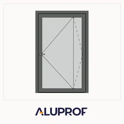 Image for MB-86N PIVOT Glass Door Single Outward Opening