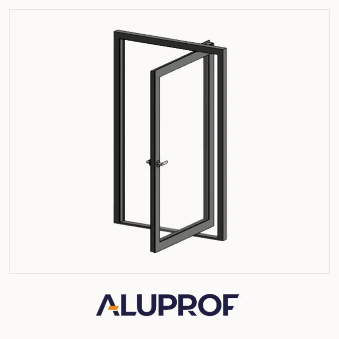 MB-86N PIVOT Glass Door Single Outward Opening