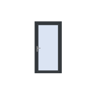 obraz dla MB-104 Passive SI Door Single inward opening for wall / curtain wall