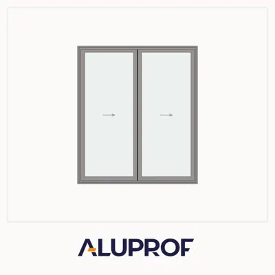 MB-86 Fold Line Folding door 2-leaf 2-2-0 inward opening için görüntü