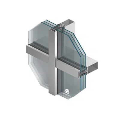 MB-SR50N HI+ mullion-transom curtain wall with high thermal insulation图像