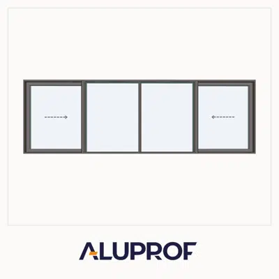 Image for MB-82HS Lift&Slide Double sliding door Slide-Fix-Fix-Slide