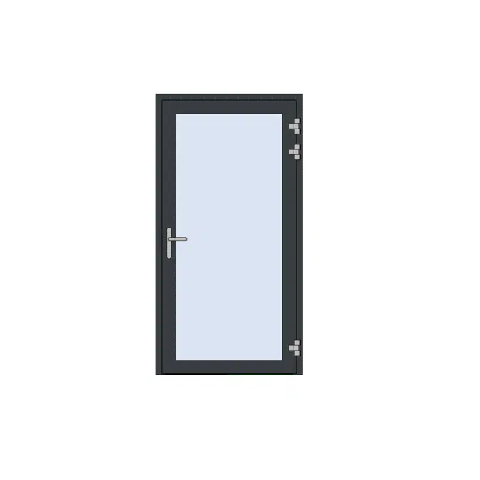 MB-104 Passive AERO Door Single outward opening for wall / curtain wall
