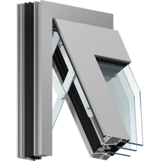 Objetos BIM - ¡Descarga gratis! MB-70 Casement System | BIMobject