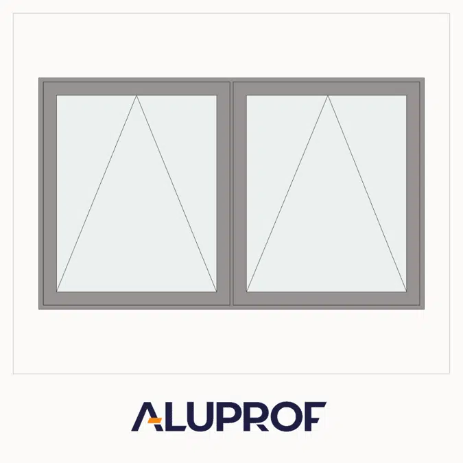 MB-86 Casement Window 2-sash Bottom-hung