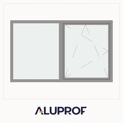 afbeelding voor MB-104 Passive SI Window 2-sash Tilt&Turn - Fixed