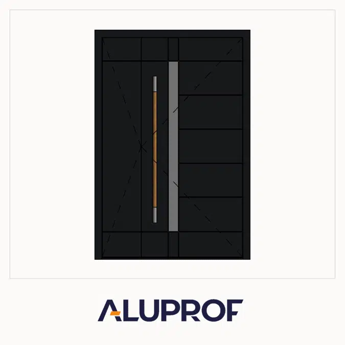 MB-86N SI Panel Door Double AP25 Inward/Outward Opening