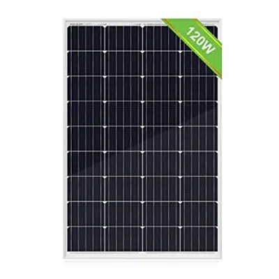 画像 Eco-Worthy 120W Monocrystalline Solar Panel