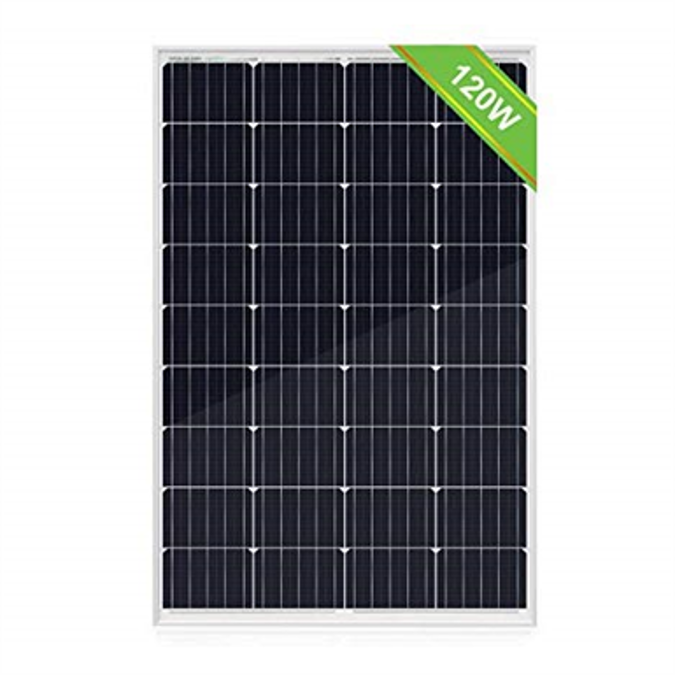 BIM objekty zdarma ke stažení! EcoWorthy 120W Monocrystalline Solar