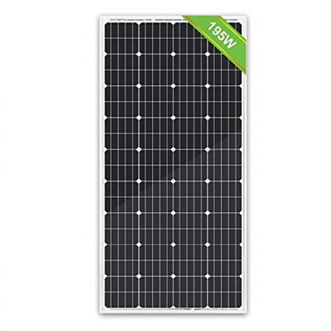 Eco-Worthy 195W Monocrystalline Solar Panel