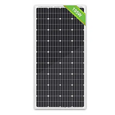 Image for Eco-Worthy 195W Monocrystalline Solar Panel
