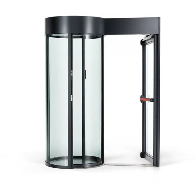 Alluser C5 – Cylindrical Security Portal with Dual Access