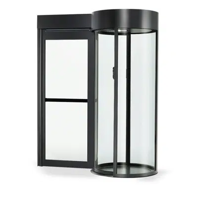 Alluser C5 – Cylindrical Security Portal with Dual Access图像
