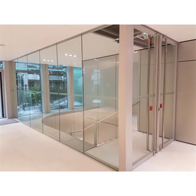 Steel edge to edge partition wall