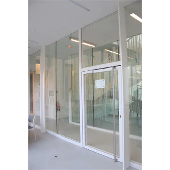 Steel single fire door - double action 