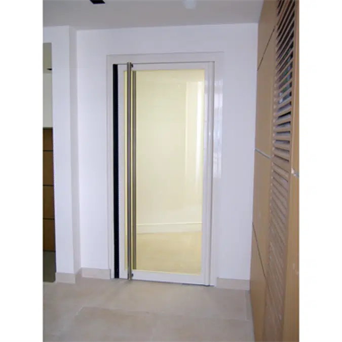 Steel single fire door - double action 