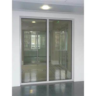Image for Aluminium fixed framed partition wall