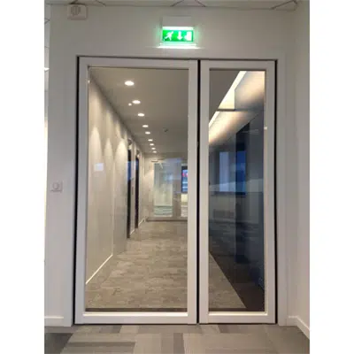 bild för Steel double fire door - double action 