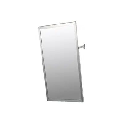 Image for Accessible Mirror Series Stainless Steel Frame Adjustable Tilt Mirror - 16" x 30" Surface Mounted