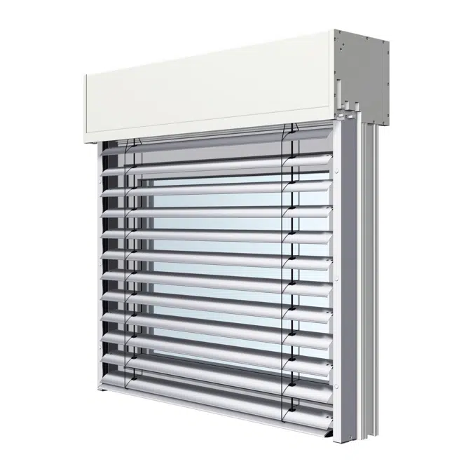 Top-mounted external venetian blind AU-RA