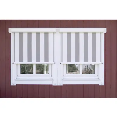 Image for Front-mounted awning with cable guidance