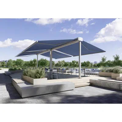 Image pour Armature libre de stores toile