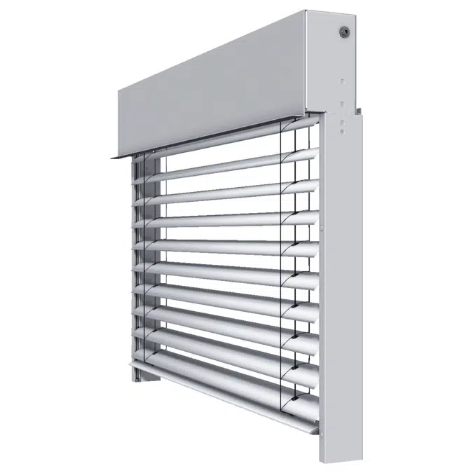 External venetian blind window systems FSR with rail guidance