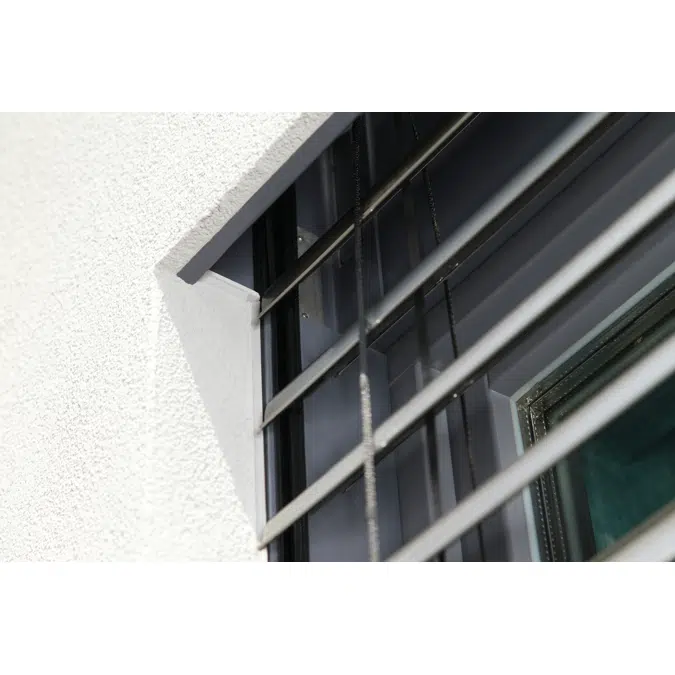 Fenster-System-Raffstoren FSR mit Schienenführung
