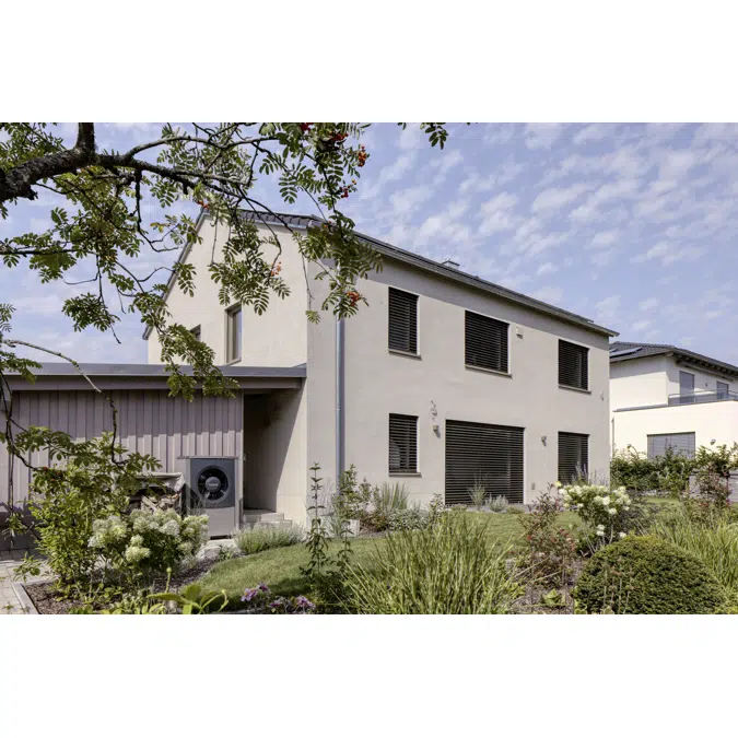 External venetian blind window system FSR with rail guidance