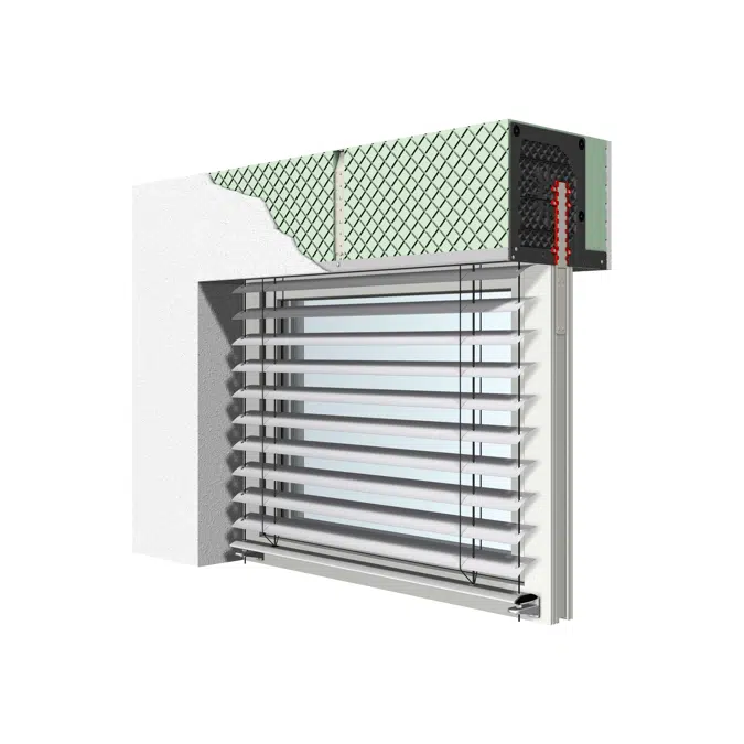 Brise-soleil orientable - pose traditionnelle NA-RA avec guidage par câbles