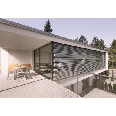 External venetian blind window system FSR with cable guidance图像