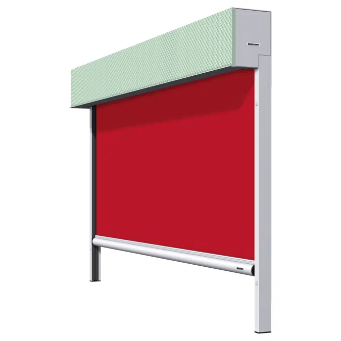 Awning window system FSM with rail guidance