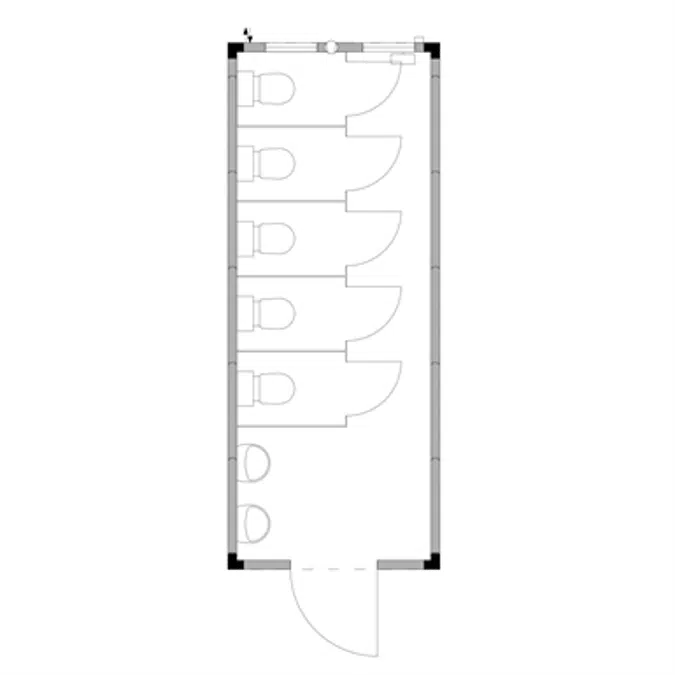 ZECon - WC Modular 6.0m x 2.5m For Women