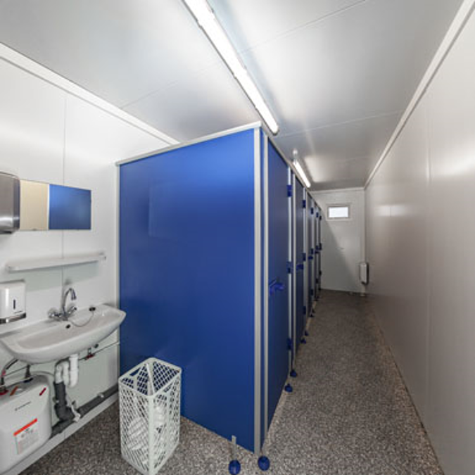 BIM objects - Free download! ZECon - WC Modular 6.0m x 2.5m For Women ...