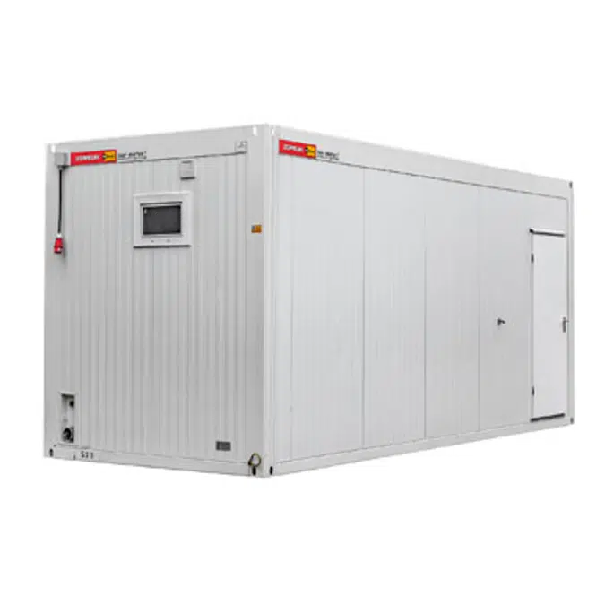 ZECon - Sanitärcontainer 6,0m x 2,5m Mit Flurteil (20 Personen)