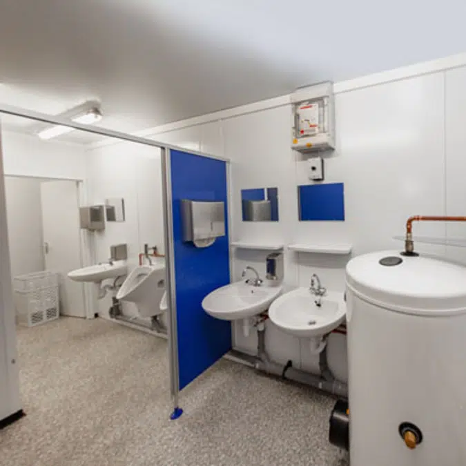 ZECon - Ablution Unit 6.0m x 2.5m With Corridor (20 Persons)