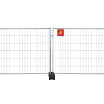 metal construction site fencing (height 2m)