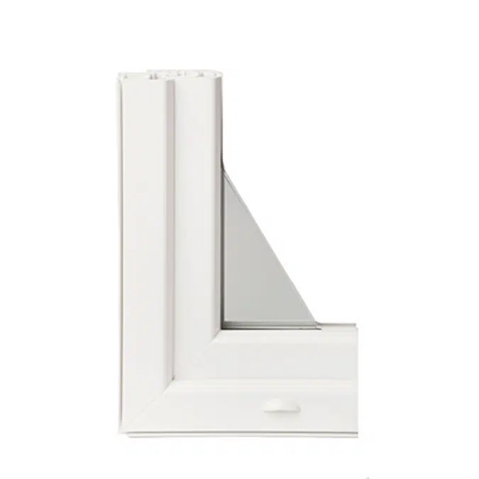Single PVC French Door With Roller Shutter - Exterior insulation installation - A80 range