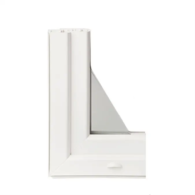 Fixed PVC Window With Roller Shutter - Block frame installation - A80 range