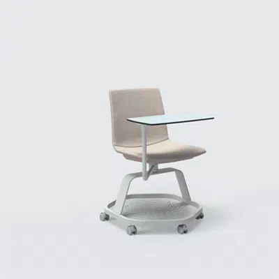 Aira Huddle Space - Seat with Wheels and Tablet 이미지