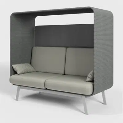 kuva kohteelle Privée - Acoustic sofa with coffee table