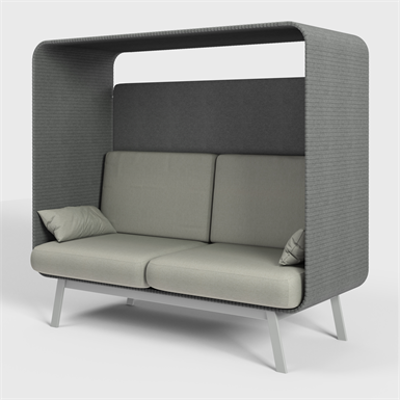 รูปภาพสำหรับ Privée - Acoustic sofa with coffee table