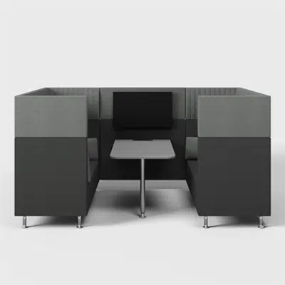 Naxos Acoustic Workstation - Sectional Acoustic Sofa 이미지