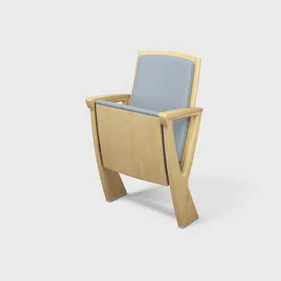 obraz dla Dyapason - Theatre Chair in Wood